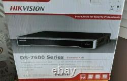 Hikvision Ds-7616ni-k2/16p Plug - Play Cctv Network Video Recorder Nouveau
