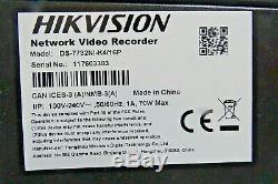 Hikvision Ds-7732ni-k4-16p 32 Canaux Nvr Enregistreur Cctv 4k 8mp Anpr Poe Garantie