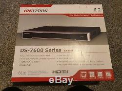 Hikvision Ds-enregistreur 7608ni-k2 / 8p Cctv Nvr 4k Hd 8 Ch Description Read