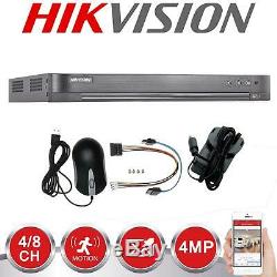 Hikvision Dvr 4/8 / 16ch Turbo Hd 1080p 4mp Hdmi Vga Cctv Enregistreur Vidéo Utp Bnc