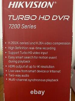 Hikvision Hybride Dvr Hd 4 Turbo Hd/ahd/hdcvi 8 Canaux Poc Ds-7208huhi-k2/p 5in1