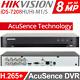 Hikvision Ids-7208huhi-m1 Hdd Acusense Turbo 8ch 4k 8mp Dvr Cctv Recorder Onvif