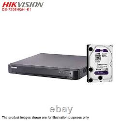 Hikvision Système De Sécurité Cctv 8 Canaux Enregistreur Vidéo Numérique Ds-7208hqhi/k1