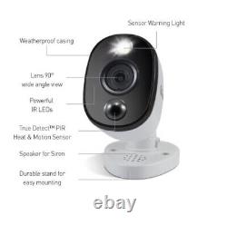 Kit de caméras de vidéosurveillance Swann 4K DVR 8-5680 8 canaux 1 To avec 4 x PRO-4KWLB projecteurs et sirène