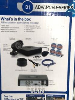 Kit système de sécurité de caméra de surveillance Swann Dvr4-1500 avec disque dur 4ch Dvr 1080p HD