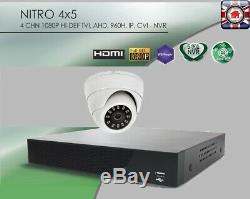 Oyn-x Cctv Kestrel Dvr Système 4mp Hd Dome Kit 1 2 3 4 Caméra Accueil Video Recorder
