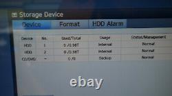 Samsung Srd-1673d 16 Channel Enregistreur Cctv Dvr 2tb-10tb Télécommande Manuelle Installée
