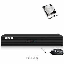 Sansco 16 Channel 1080p Lite Hd Dvr Recorder Avec Disque Dur 2 To Pour Cctv