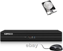 Sansco 8 Channel 1080p Enregistreur Dvr Cctv Autonome Plug & Play Du Disque Dur 1 To