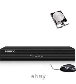 Sansco 8 Channel 1080p Lite Hd Dvr Enregistreur Avec Disque Dur 1 To Pour Cctv