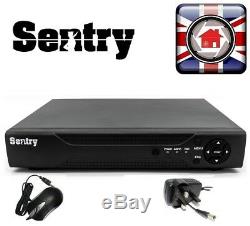Sentry Cctv Box Magnétoscope Numérique Hd 1080p 4 Canaux 8 Canaux 16ch Analogique Haute Définition Royaume-uni