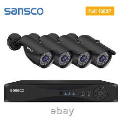 Smart Home Sécurité Système Caméra Cctv Hd 1080p 4ch 8ch Dvr Outdoor Night Vision