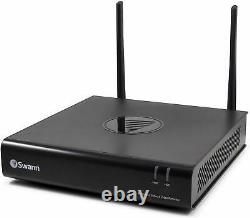 Swann Nvr Caméra Cctv Kit Nvw-485 Wi-fi 4 Chaîne 1080p 1tb Hdd 2-way Audio