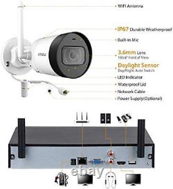 Système Caméra Cctv, 4 Canaux 1080p H. 265 Surveillance Dvr Avec 4pcs 1080p Ip67