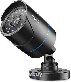 Système De Sécurité Caméra Cctv 1080p Hd 4ch Dvr Maison Surveillance Extérieure Ip66