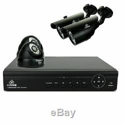 Système De Vidéosurveillance Intelligent, Enregistreur Kare 4ch 1080n Dvr Avec Caméra 4x Super Hd