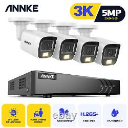 Système de CCTV ANNKE 3K Caméra Colorvu 5MP 8CH H. 265+ DVR Enregistreur de Sécurité Extérieur