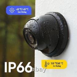 Système de caméra de sécurité ANNKE 1080p CCTV 5MP Lite 8CH H. 265+ DVR Enregistrement 24/7