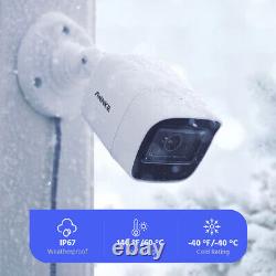 Système de caméra de sécurité ANNKE 4K HD CCTV 8MP H.265+ avec détection de personne / véhicule DVR