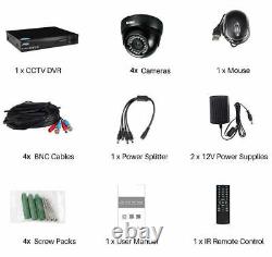 Système de caméra de sécurité ANSPO CCTV 1080P 4CN 8CH HD DVR Surveillance à domicile en extérieur