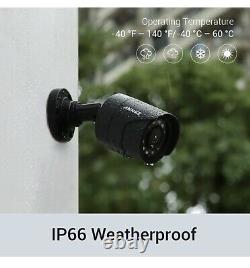 Système de caméra de sécurité CCTV ANNKE 5MP Lite H.265+ DVR 1080p Vision nocturne 1TB