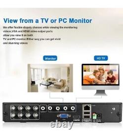 Système de caméra de sécurité CCTV HD 1080P Floureon Kit 3000TVL 8CH DVR Surveillance