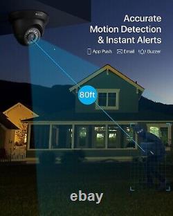 Système de caméra de sécurité CCTV ZOSI 1080P Surveillance domestique DVR Vision nocturne H. 265+