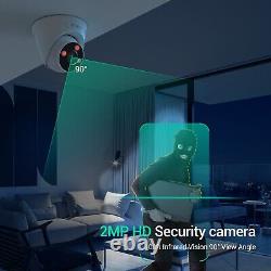 Système de caméra de sécurité CCTV à vision nocturne enregistreur DVR 4CH TMEZON HD 1080P