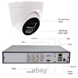 Système de caméra de sécurité HIKVISION 8MP 4K CCTV ColorVu HD 24/7 en plein air, kit complet