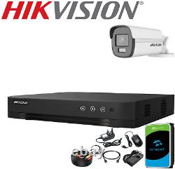 Système de caméra de sécurité HIKVISION CCTV 1080P 4CH 8CH HD DVR Surveillance Extérieure