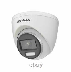 Système de caméra de sécurité Hikvision 4k Colorvu Cctv 8mp Dvr avec caméra de nuit extérieure
