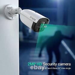 Système de caméra de sécurité TMEZON 8CH CCTV 1080P HD DVR Surveillance à domicile en extérieur