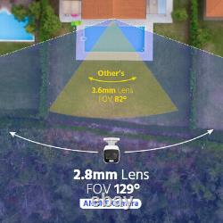 Système de caméra de sécurité domestique ANNKE 5MP avec vision nocturne en couleur, audio et micro DVR 8CH.