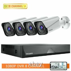 Système de caméra de sécurité domestique TOGUARD 1080P CCTV 2MP HDMI 8CH DVR Surveillance