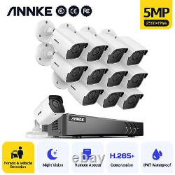 Système de caméra de vidéosurveillance ANNKE 5MP 16CH 5MP Lite 5IN1 H. 265+ DVR Vision nocturne extérieure