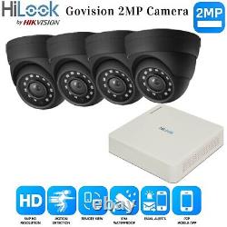 Système de sécurité HIKVISION 4CH DVR HD CCTV Kit de caméra de surveillance à domicile en plein air
