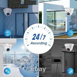 Système de sécurité à domicile ZOSI 1080P avec caméra de surveillance CCTV 8CH DVR et disque dur