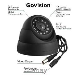 Système de sécurité à domicile avec caméra 8MP CCTV 8CH 4K Ultra HD DVR Kit de sécurité domestique vision nocturne UK
