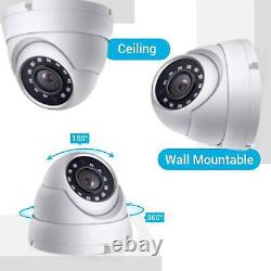 Système de sécurité à domicile avec caméra 8MP CCTV 8CH 4K Ultra HD DVR Kit de sécurité domestique vision nocturne UK