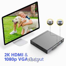 Système de sécurité de caméra CCTV ANNKE HD 5MP Lite 8CH DVR 1080P avec enregistrement 24/7 à domicile
