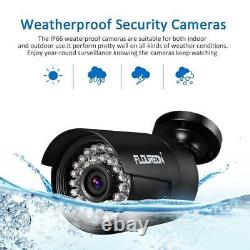 Système de sécurité de caméra CCTV HD 1080P 1TB Kit 3000TVL 8CH DVR Surveillance UK