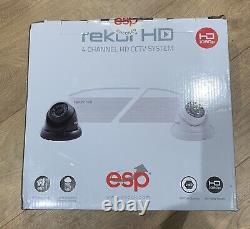 Système de surveillance domestique CCTV avec caméra de sécurité ESP 1080P HD DVR et disque dur.