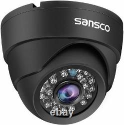 Système de surveillance domestique SANSCO Smart CCTV 1080P HD 4CH DVR Caméra extérieure IP66.