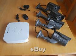 Techguard De Digital Video Recorder Avec Disque Dur 3to + 4 Caméras, Système De Vidéosurveillance
