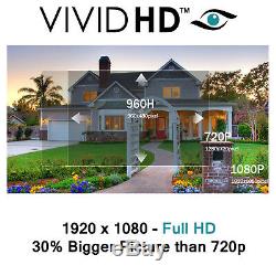 VIVID Hd Cctv Dvr 4ch 8ch 16ch Canal Ahd 1080p Enregistreur Vidéo Vga Hdmi Uk Wifi