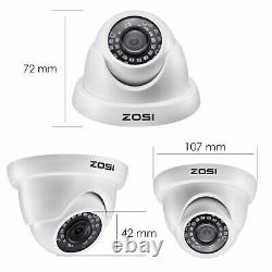 ZOSI Caméra de sécurité à domicile HD 1080P 16CH DVR Kit de système avec disque dur de 4TB