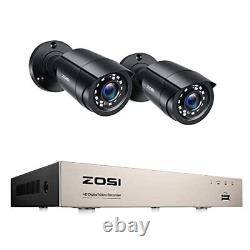 Zosi 1080p Cctv Home Security Camera System, 8ch H. 265+ 2mp Dvr Recorder Avec
