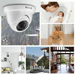 Zosi Caméra Cctv 1080n 8ch Dvr Enregistreur 1tb 3000tvl Home Security Camera System